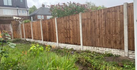 Feather edge fence panels Kirkby