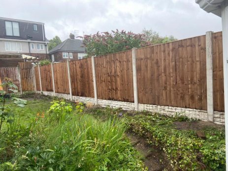 Feather edge fence panels Kirkby